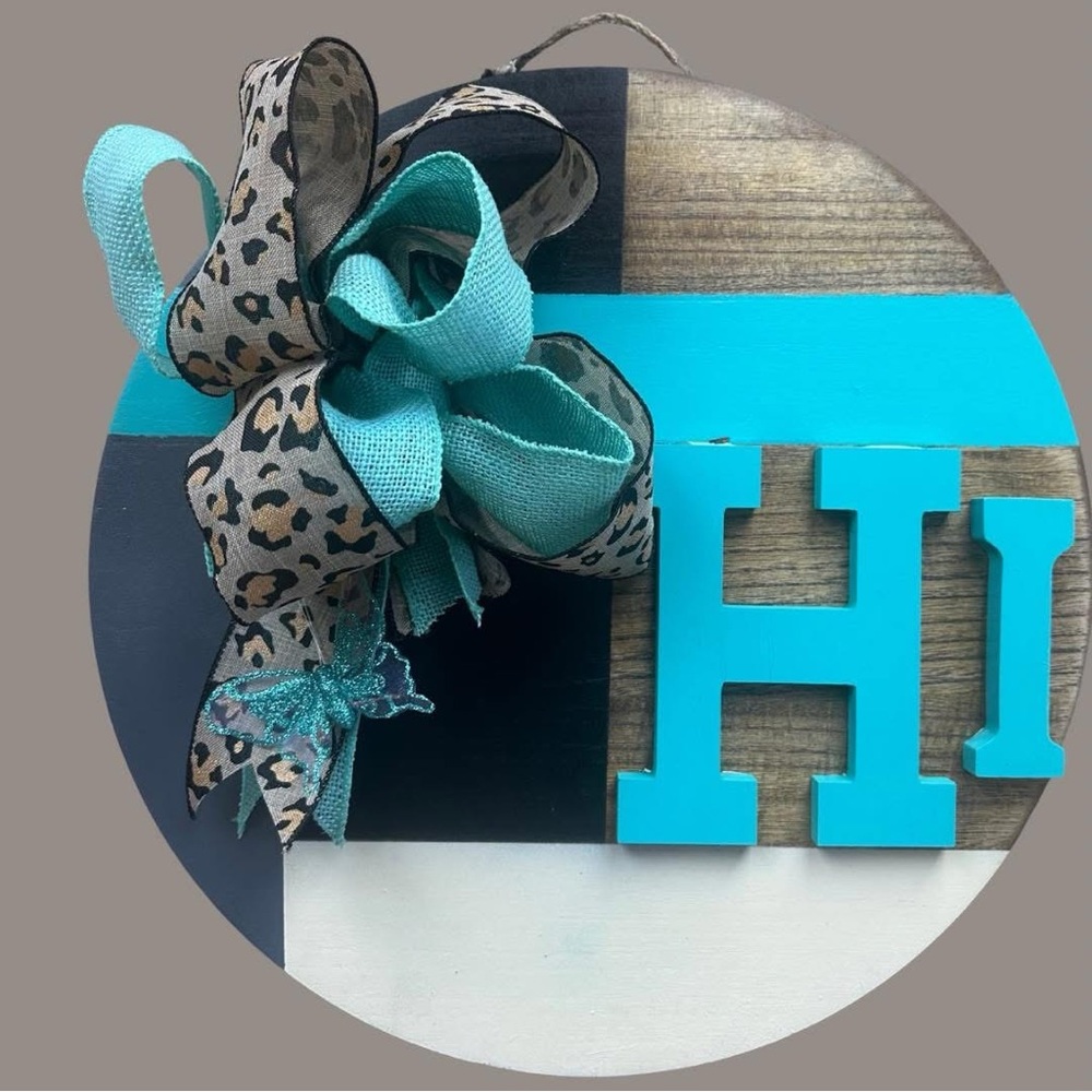 Custom solid wood HI sign!